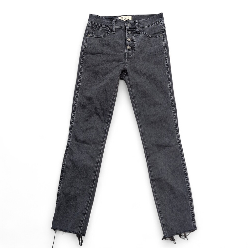 Madewell Women's Skinny Jeans in Dark Gray